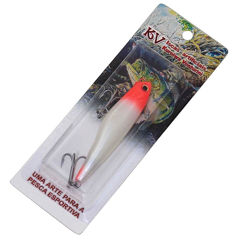 Isca Artificial De Pesca Zara Stick KV Camurim 70 7cm 7gr Cor 11 – Função Popper