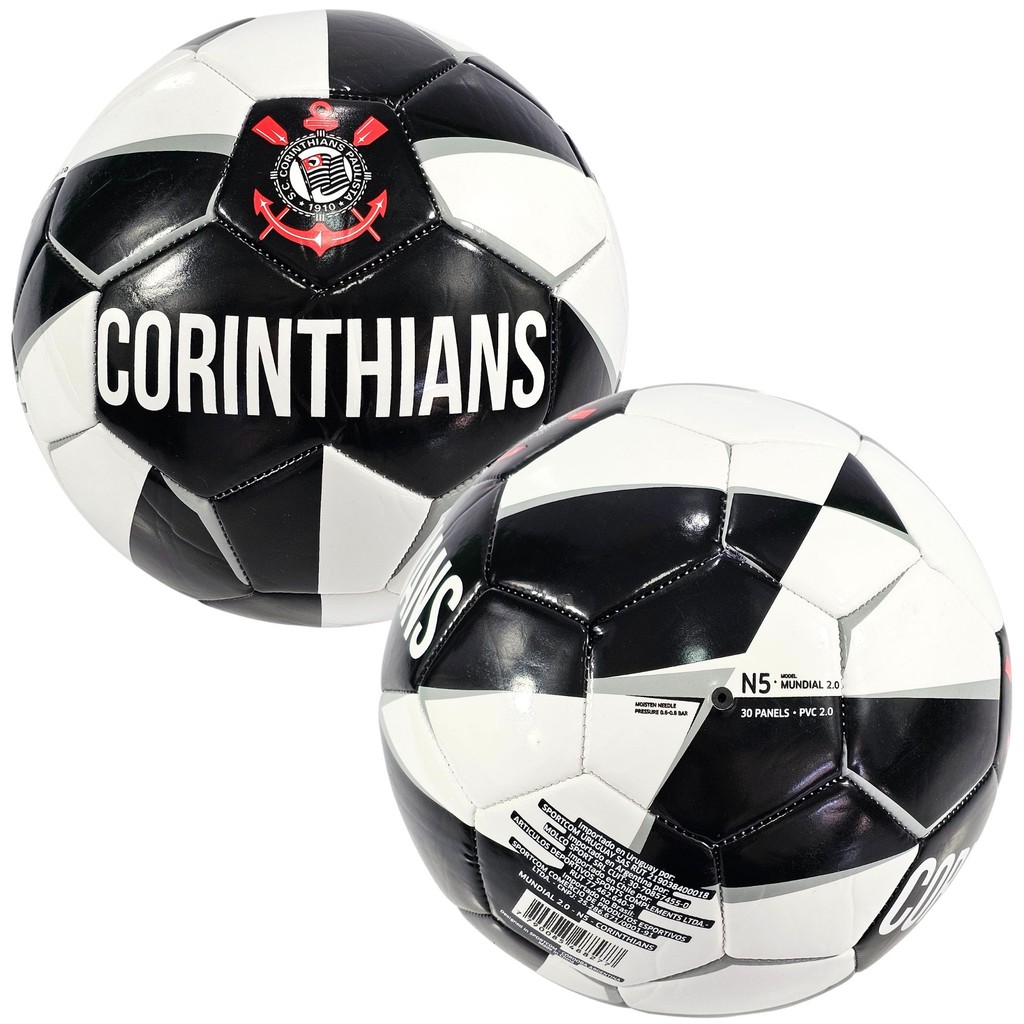 Bola De Futebol Oficial Licenciada Corinthians Mundial 2.0 - Sportcom