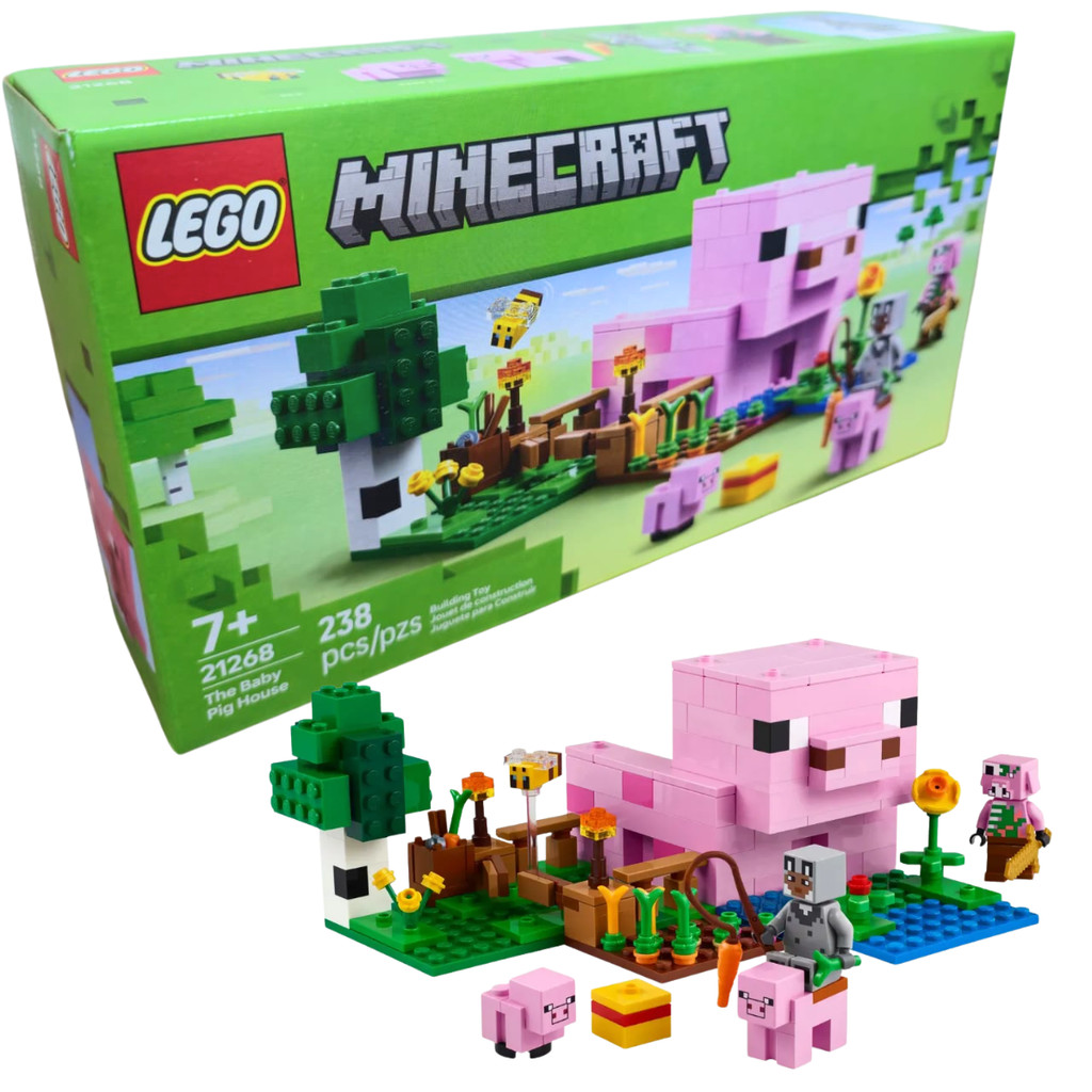 Lego Minecraft A Casa do Porco Bebe 21268