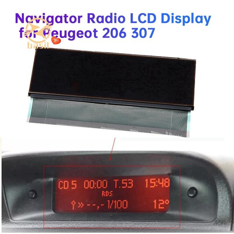 Rádio Navegador Central Do Carro Display LCD Para 206 307 C5 Xsara Instrumento Tela Pixel Reparação