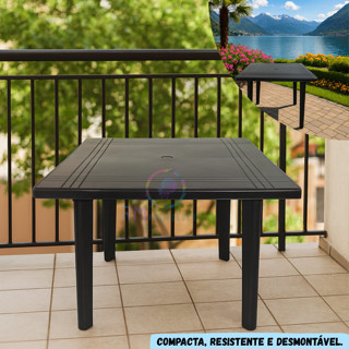 Mesa Desmontável Arqplast Quadrada 90omm x 900mm x 710mm em Oferta na Shopee