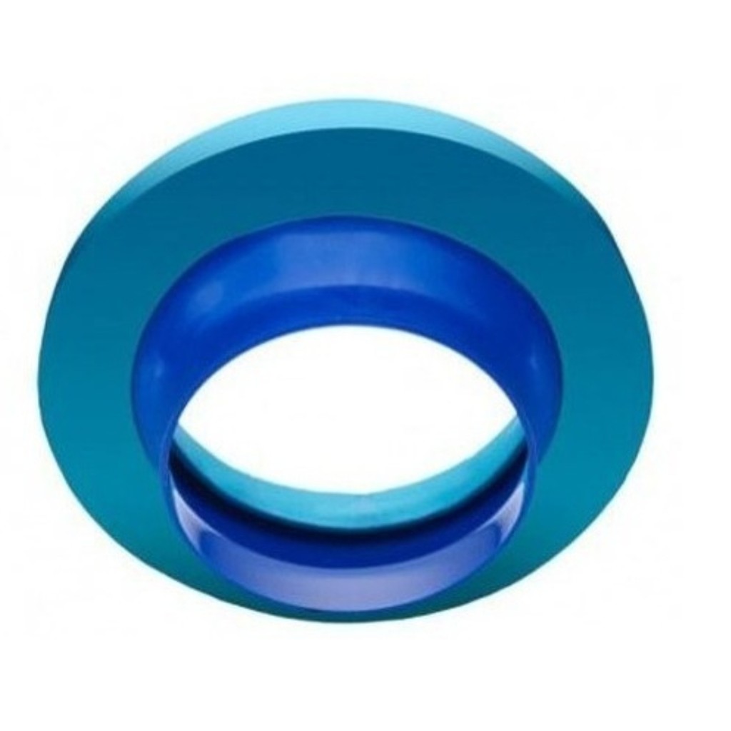 Anel De Vedação P/ Vaso Sanitario C/guia Blukit 340102 41 Acabamento PVC Cor Azul