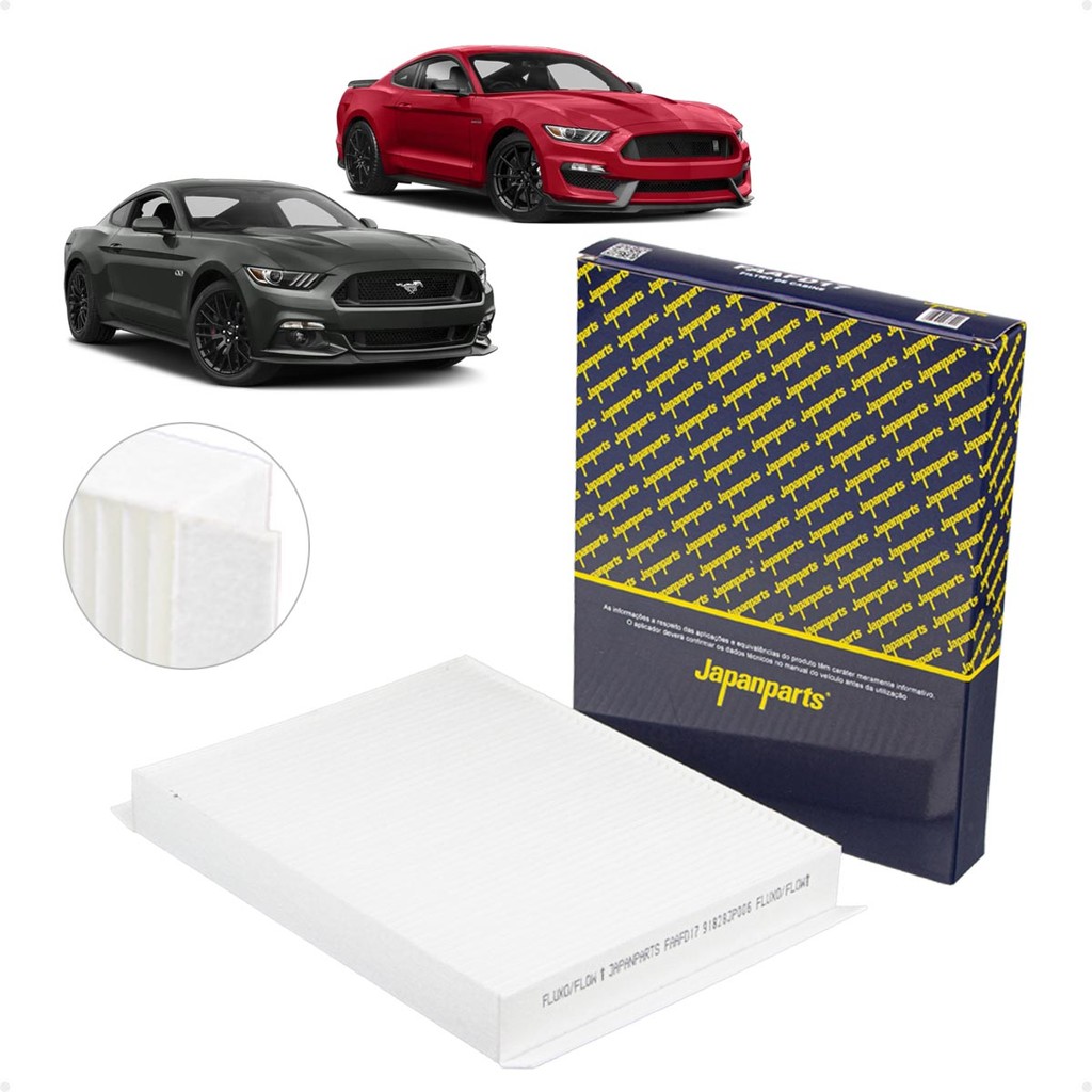 Filtro de Ar-condicionado Cabine Ford Mustang 3.7 V6/ 5.0 V8/ Shelby GT350 5.2 V8 GASOLINA 01/2017 A 12/2017 FR3Z19N619A