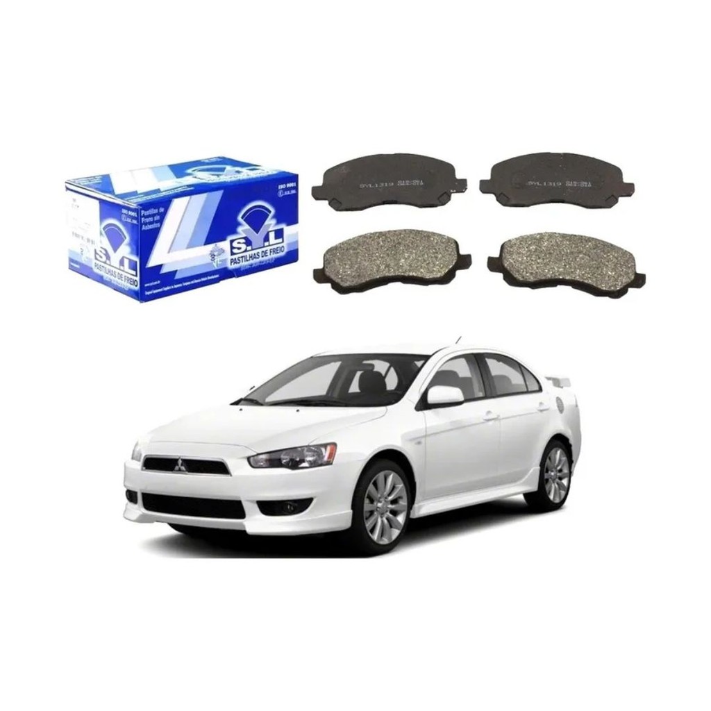 Pastilha Freio Dianteiro Airtrek Asx Eclipse Galant Lancer Outlander Space Runner Sistema Sumitomo