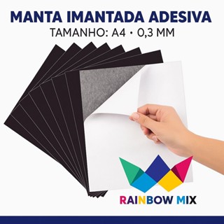 Kit Folhas Manta Magnética Adesiva A4 Imã Calendário Lembrancinha em Oferta na Shopee