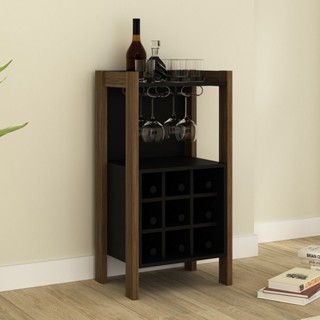 Adega para 9 Garrafas com Suporte para Taças AZ1032 em Oferta na Shopee