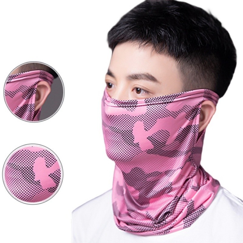 Máscara De Anti Poeira UV Buff Bandana Turbante Lenço De Cabeça Rosto Motocicleta Bicicleta Esporte Topeng Ao Ar Livre