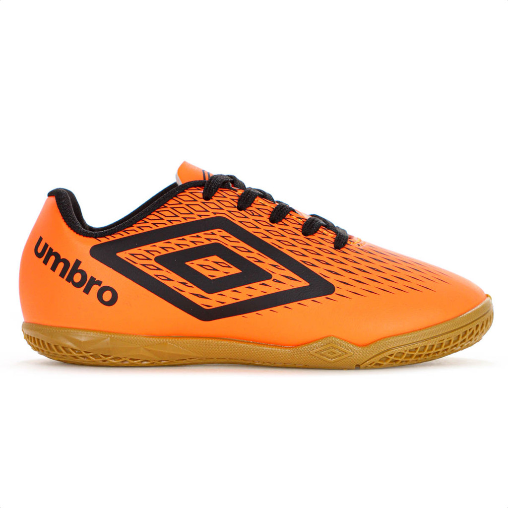 Chuteira Umbro Futsal X Diamond Jr Laranja Fluor e Preto - Juvenil em Oferta na Shopee