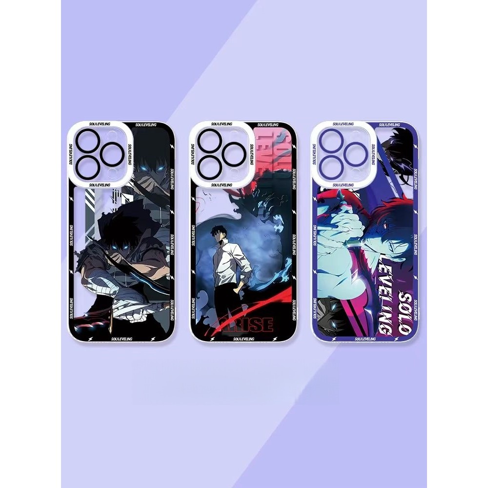 Capa de Telefone Solo Leveling para Samsung Galaxy A56 5G A55 A16 A06 A15 A53 A54 A34 A35 A14 A54 A23 A32 A33 5G Capa de