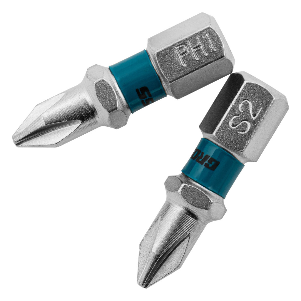 BITS PHILLIPS PH1, ACO CROMO MOLIBDENIO, 25MM, 2PCS // GROSS em Oferta na Shopee