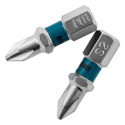 BITS PHILLIPS PH1, ACO CROMO MOLIBDENIO, 25MM, 2PCS // GROSS