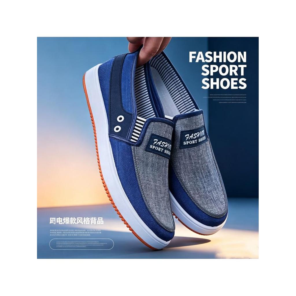 Sapatos masculinos de comércio exterior tamanho Extra grande 47 sapatos de lona sapatos de pano antigos de Pequim sapato