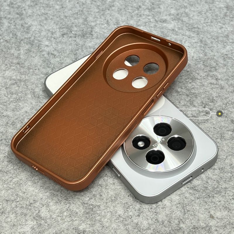 Capa para celular Huawei Enjoy 90 Pro Max, 90 Plus/Nova 15 Max, Nova Y74, textura de couro com padrão de diamante, estru