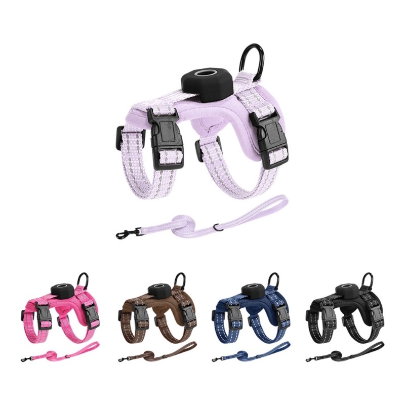 Colete Arnês Treinamento KOOL Cats Silicones Suporte Dispositivo Rastreamento Para