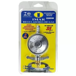 Regulador para Gás Imar 0728/01B Médio, 1Kg/H sem Mangueira, Blister