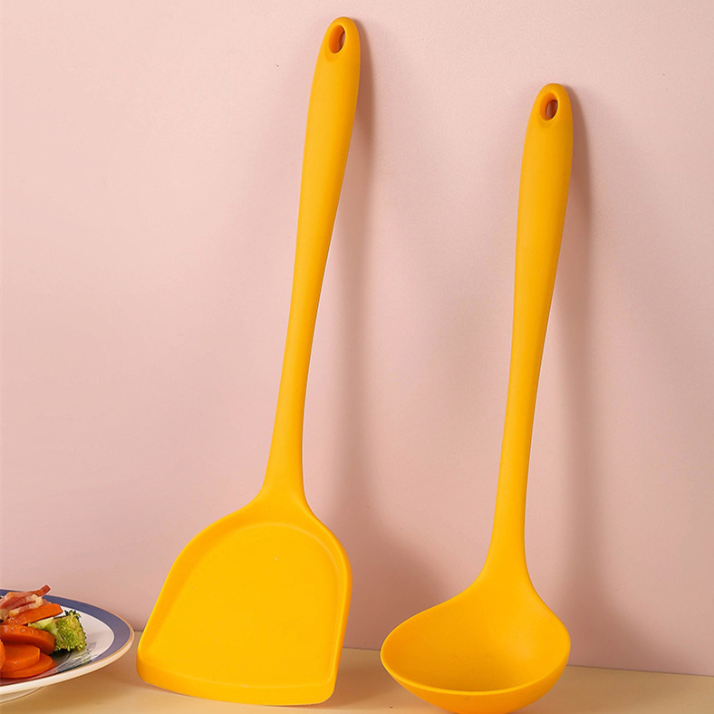 Espátula de Silicone colher de sopa antiaderente Pan especial colher doméstica fritar espátula utensílios de cozinha esp