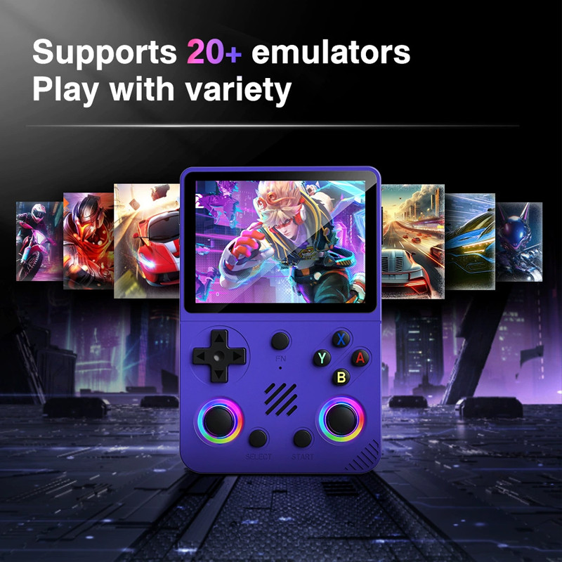 RG36 Pro Retro Portátil Suporte Para Videogame 20 + Emulador 3.5 Polegadas Tela IPS Console De Jogos