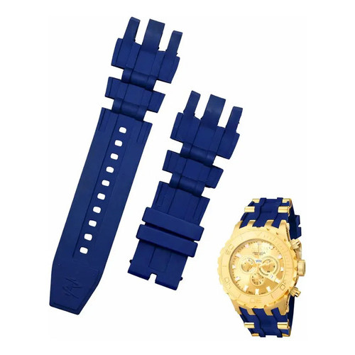 Pulseira Para Relógio Invicta Reserve Subaqua 6905 6178 Azul Azul
