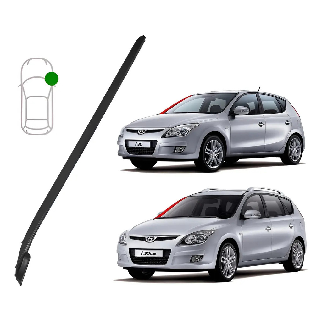 Moldura Externa Parabrisa Lado Direito Hyundai I30 Até 2012