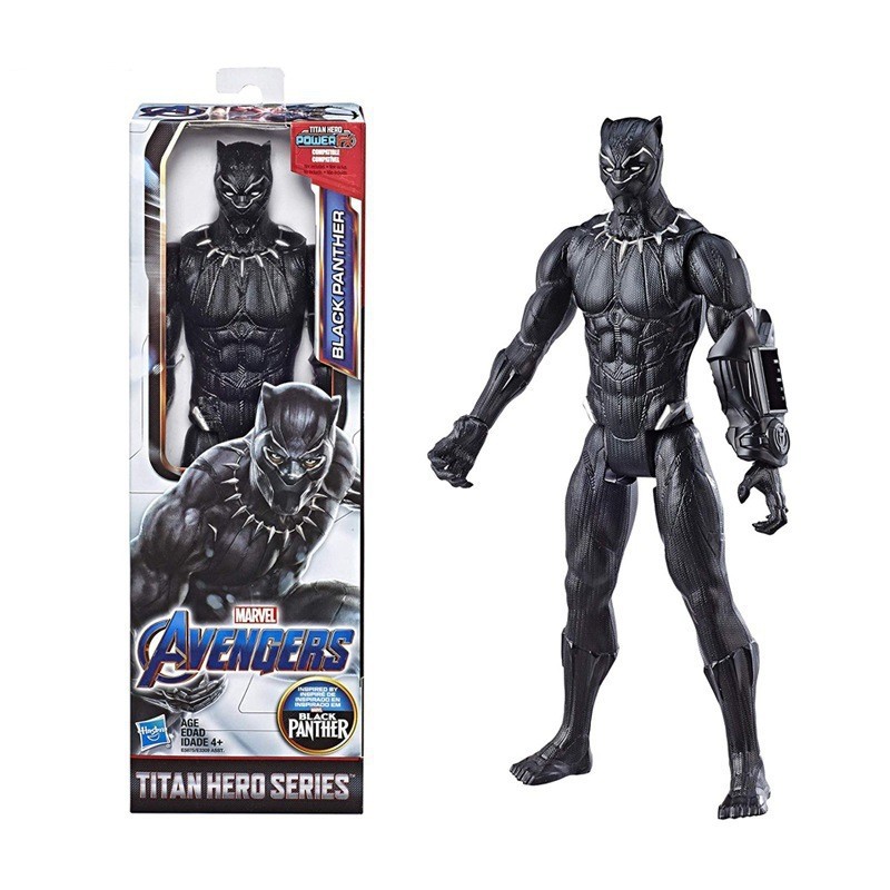 Figura de Ação do Pantera Negra dos Vingadores 4, Boneco Decorativo do Líder de Wakanda