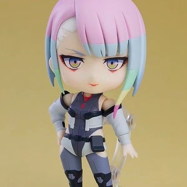 Figura de argila versão Q 2109 # Cyberpunk Wanderer Lucy, Figura Articulada, Figura Colecionável em Caixa