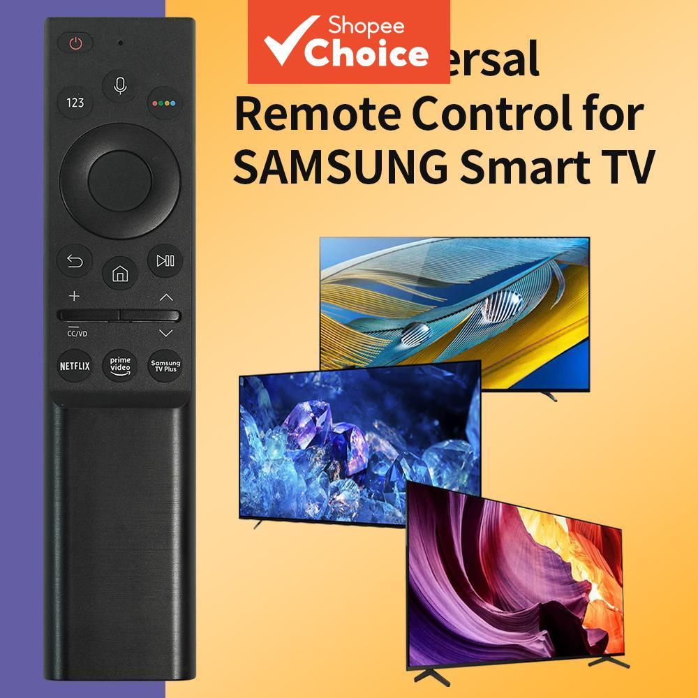 Controle Remoto de Voz BN59-01363A Compatível com Samsung Smart TV QLED 4K 8K UHD/Crystal UHD 4K/NEO QLED Série QN UE