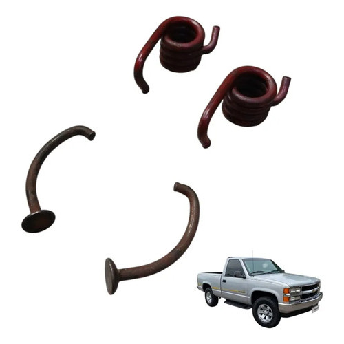 Reparo Mola Pino Sapata Freio Gm Silverado 1997 A 2001 Orig