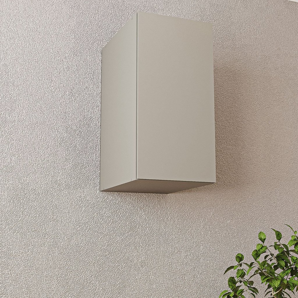 Ponte para Mesa de Cabeceira Planejada com Prateleira Jade CabeCasa MadeiraOriginals Cinza/Urbano Cinza Urbano