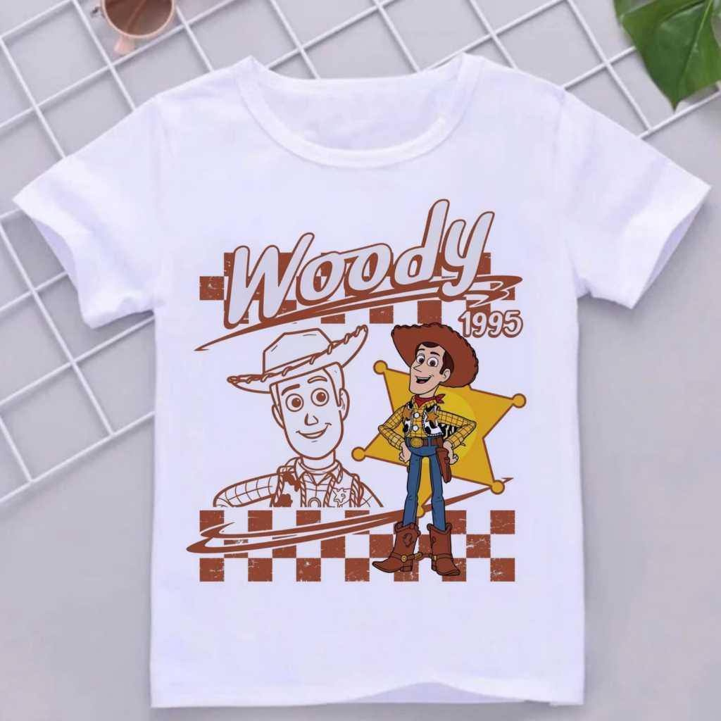 Camiseta Woody 1995 -Toy Story Estampada Personagem Confortável 100% Algodão Envio Rápido