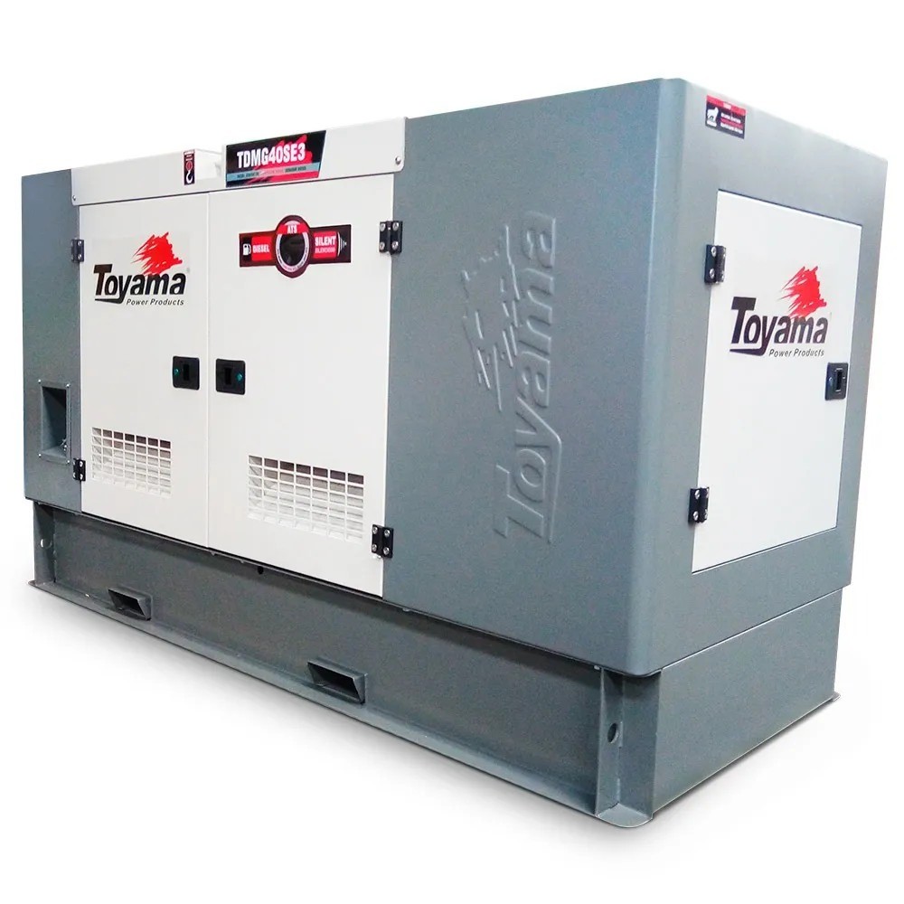 Gerador de energia 40 kva a diesel cabinado trifásico - TDMG40SE3-220 Toyama