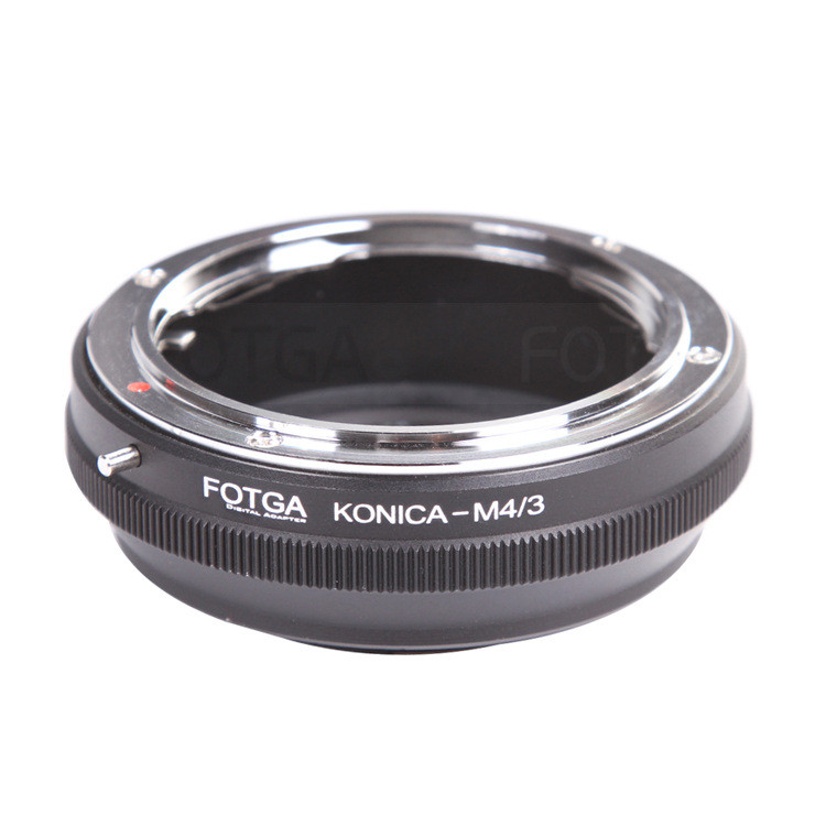 O FOTGA AR-M4/3 é adequado para lentes Konica e anéis adaptadores para corpos de câmeras mirrorless Panasonic/Olympus.