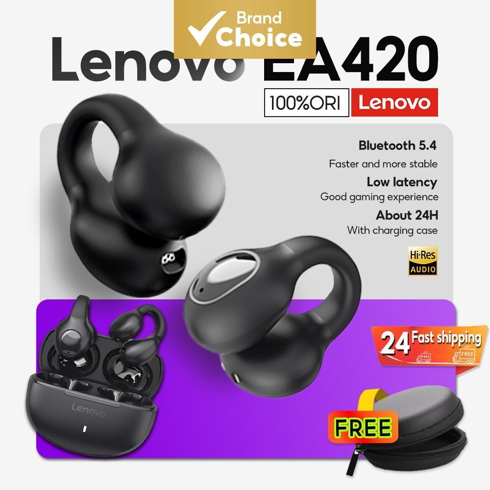 Fones de Ouvido Bluetooth Lenovo Earbuds EA420 – Esportivos, Sem Fio, TWS, Tipo U, Bluetooth 5.4, Controle por Toque,