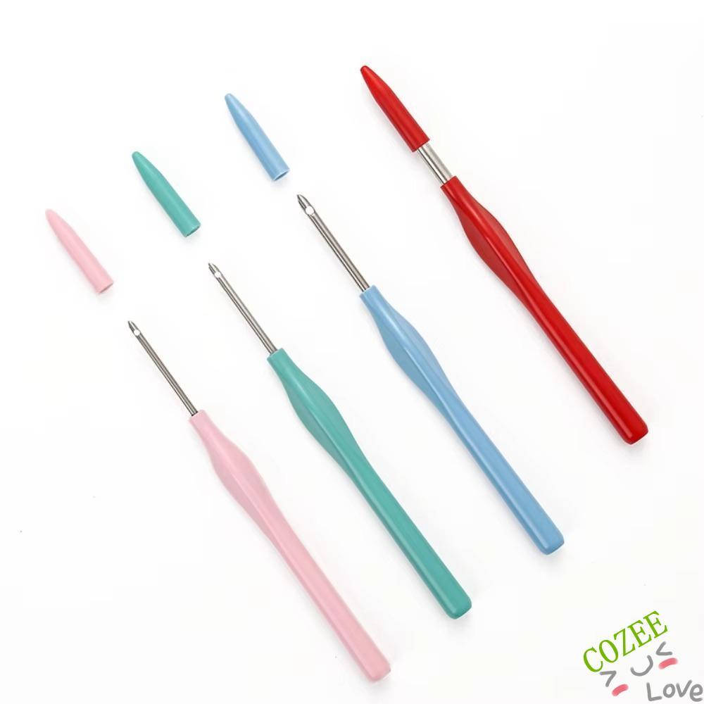 COZEEHOME 1/4 Unidades Kit De Agulha De Perfuração Para Bordado , Caneta Mágica Ajustável Artesanal DIY , Ponta De 2.5/3