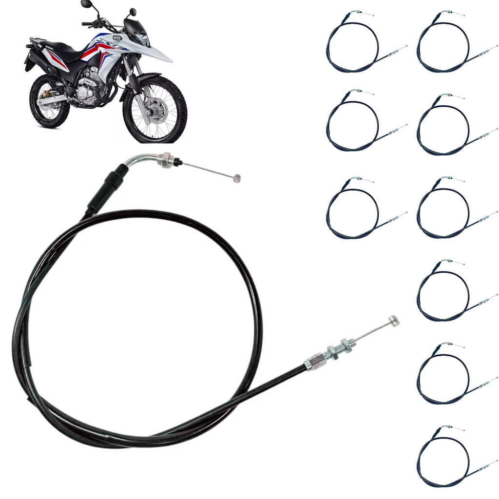 Kit Original Atacado 10 Unid De Cabos De Acelerador A Abertura Shiver Moto Honda Xre 300 2016 A 2023