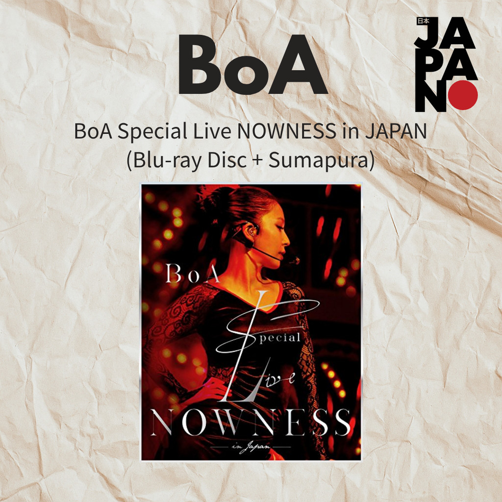 BoA - BoA Special Live Nowness In Japan（Blu-ray Disc + Sumapura） / Blu-ray