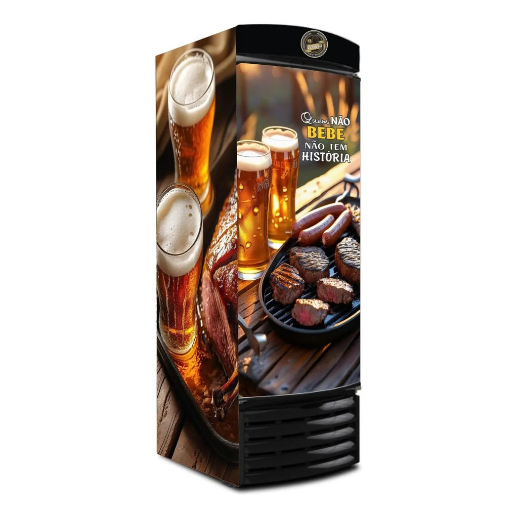 Adesivo Personalizado Cervejeira Churrasco e Cerveja Mod301