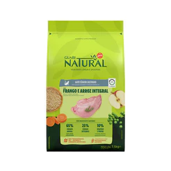 Ração 7,5kg Guabi Natural para Gatos Sênior Castrados sabor Frango e Arroz Integral