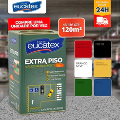 Tinta Acrilica Eucatex Premium Extra Piso Lata 18lts- Cores