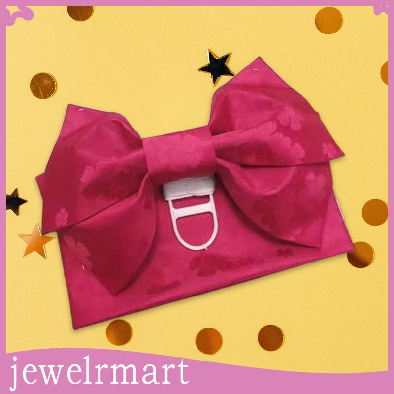 [Jewelrmart] Cinto Feminino Jacquard Largo Com Laço Pré Amarrado Faixa Quimono Para Vestido De Robe Tradicional Alça Dec
