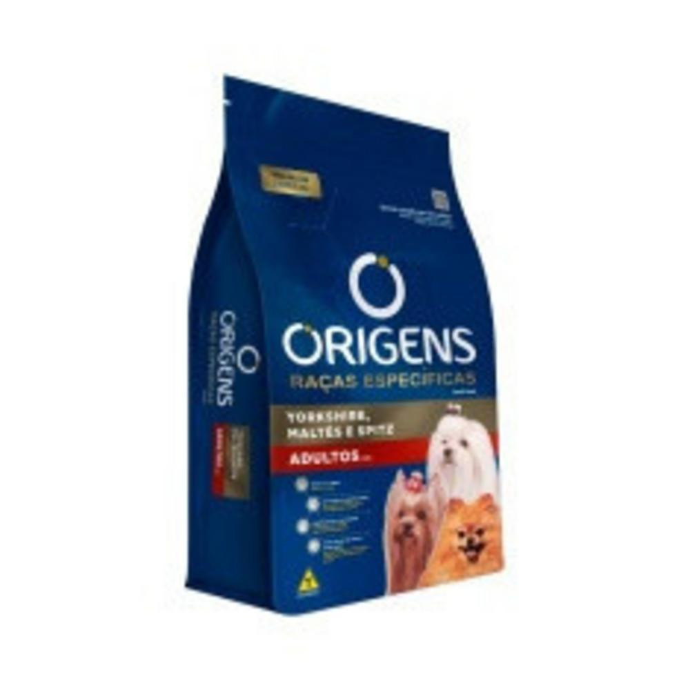 Ração Origens Raças Especificas para Yorkshire, Maltês e Spitz Adultos 3kg