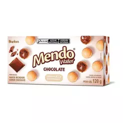 Mendo Wafer Recheio Chocolate com Avelã 120 g BARION