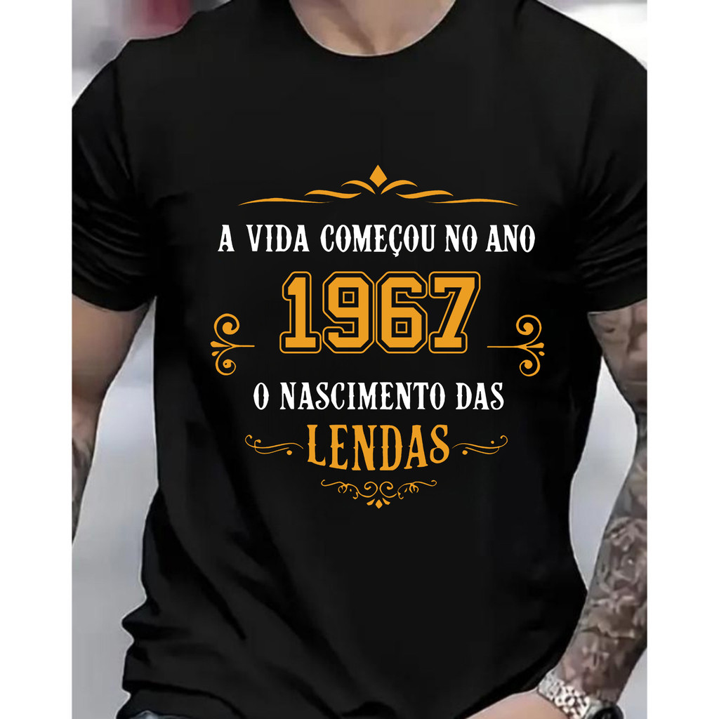 [Camiseta Premium em Algodão Puro]VU Camiseta unissex algodão ano 1967