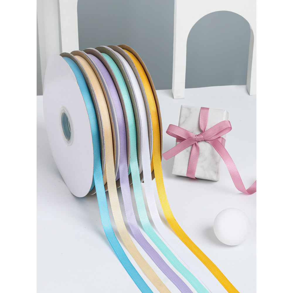 Zhuocai fita com nervuras 1cm artesanal cadarço fita roupas acessórios para o cabelo fita trançada flor de cabelo d