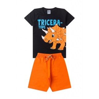 Conjunto Infantil Masculino Era Dos Dinos em Oferta na Shopee