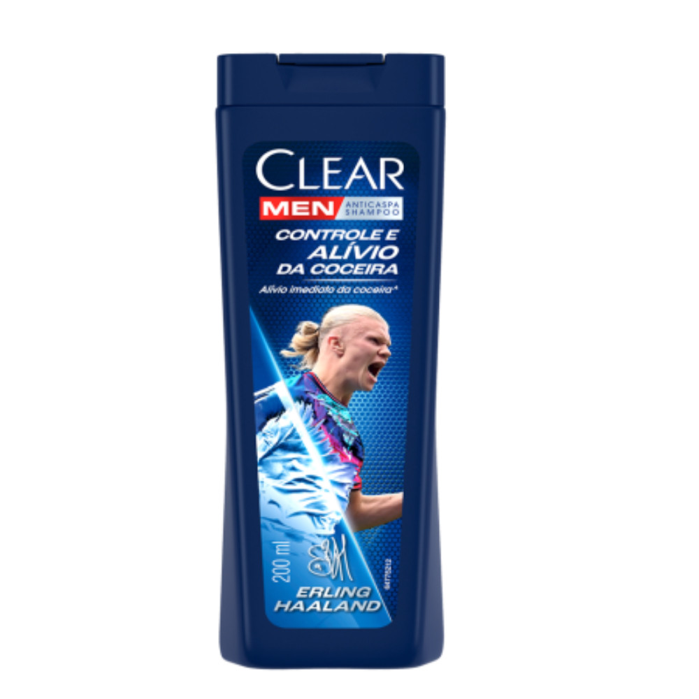 Shampoo Clear Men 200ml Anticaspa | Controle e Alívio da Coceira | Edição Especial em Oferta na Shopee