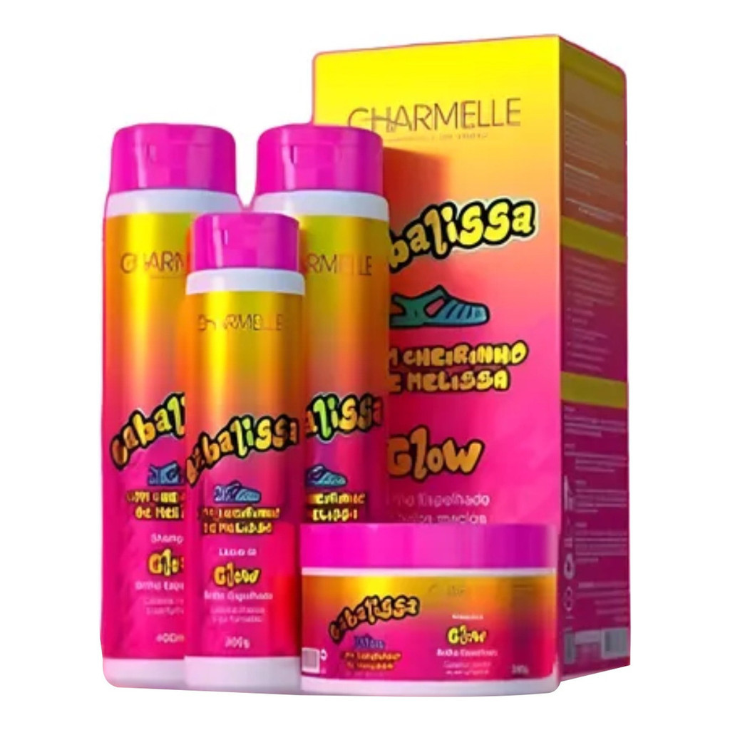 Kit Capilar Babalissa Glow Charmelle Cosméticos E Maciez