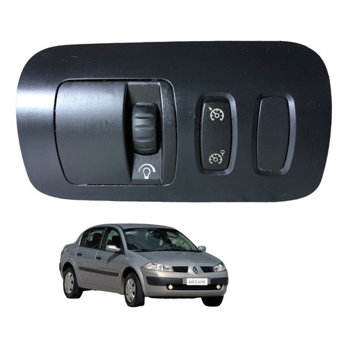 Botão Farol Milha Luz Renault Megane 1.6 2008 2013 Usado