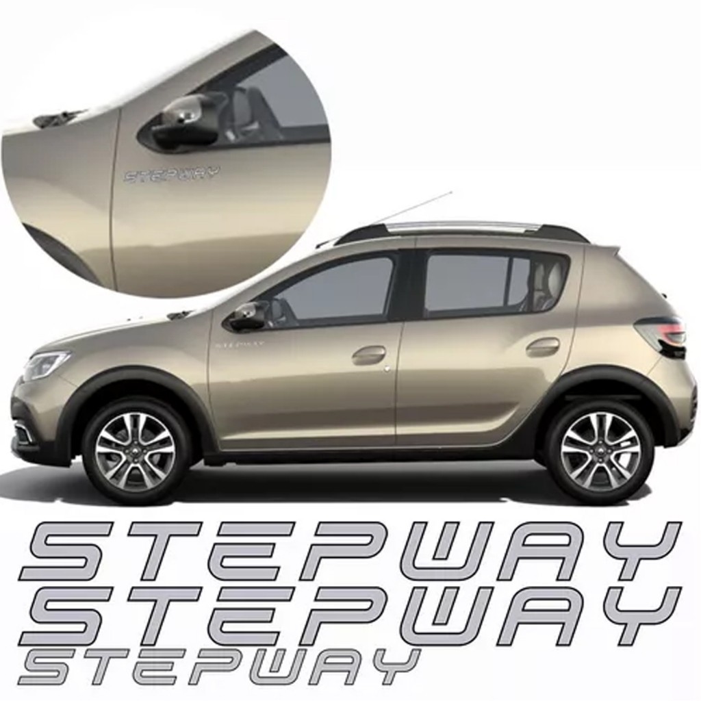 Kit Adesivos Stepway Renault Sandero 2015 2016 2017