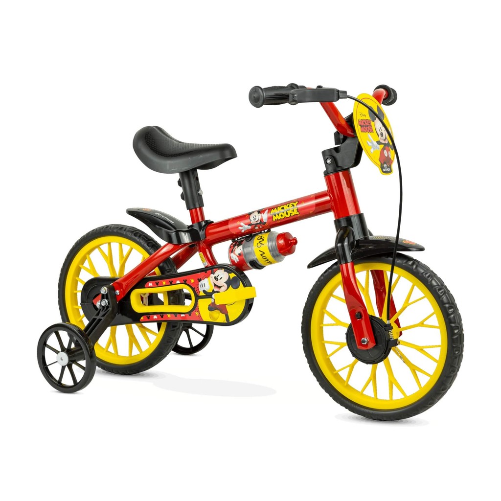 Bicicleta Infantil Aro 12" Mickey Nathor - 101260160002