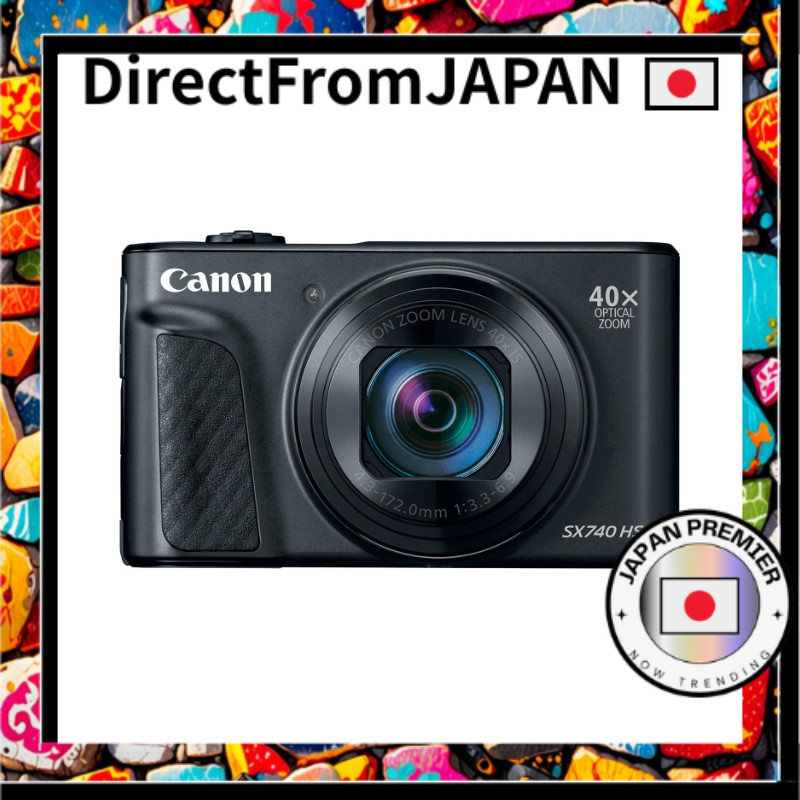 【a Melhor Câmera de Todos Os tempos!】Câmera Digital Compacta Canon PowerShot Sx740 Hs Preta Zoom Óptico 40x Vídeo 4k/